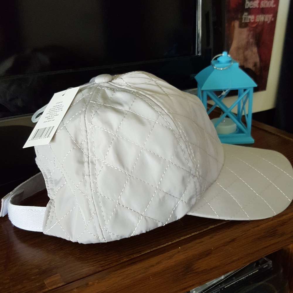 Quilted Gray Cap